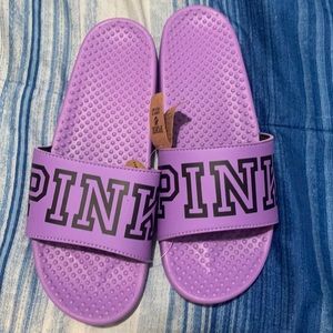Pink logo slides
